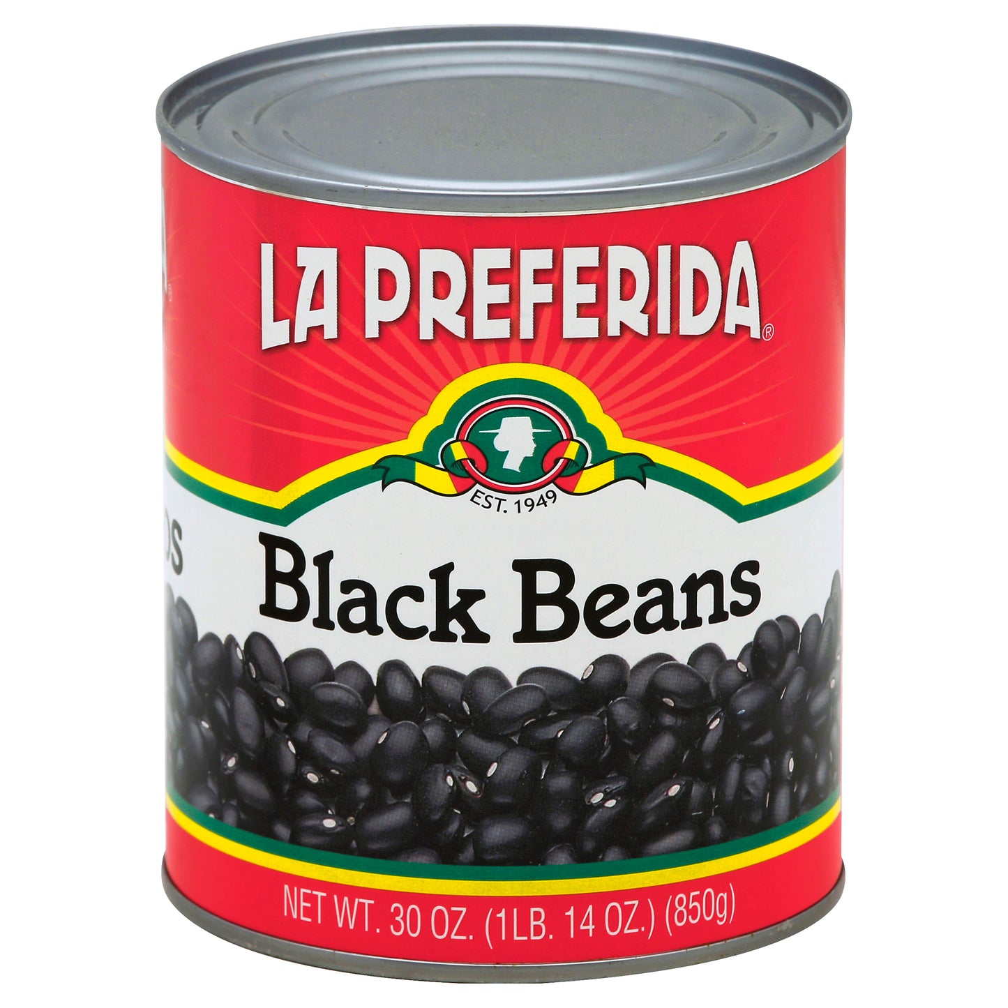 La Preferida Bean Black 30 oz (Pack Of 12)