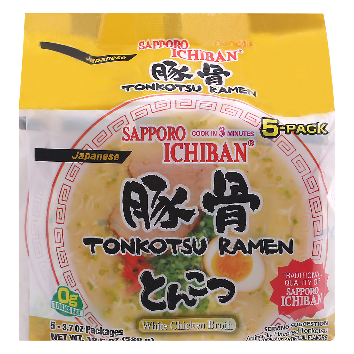 Sapporo Ramen Ichi Tonkotsu 18.5 oz (Pack Of 6)