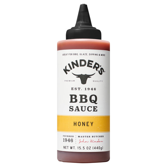 Kinders Barbeque Sauce Honey Squeeze 15.5 FO (Pack Of 6)