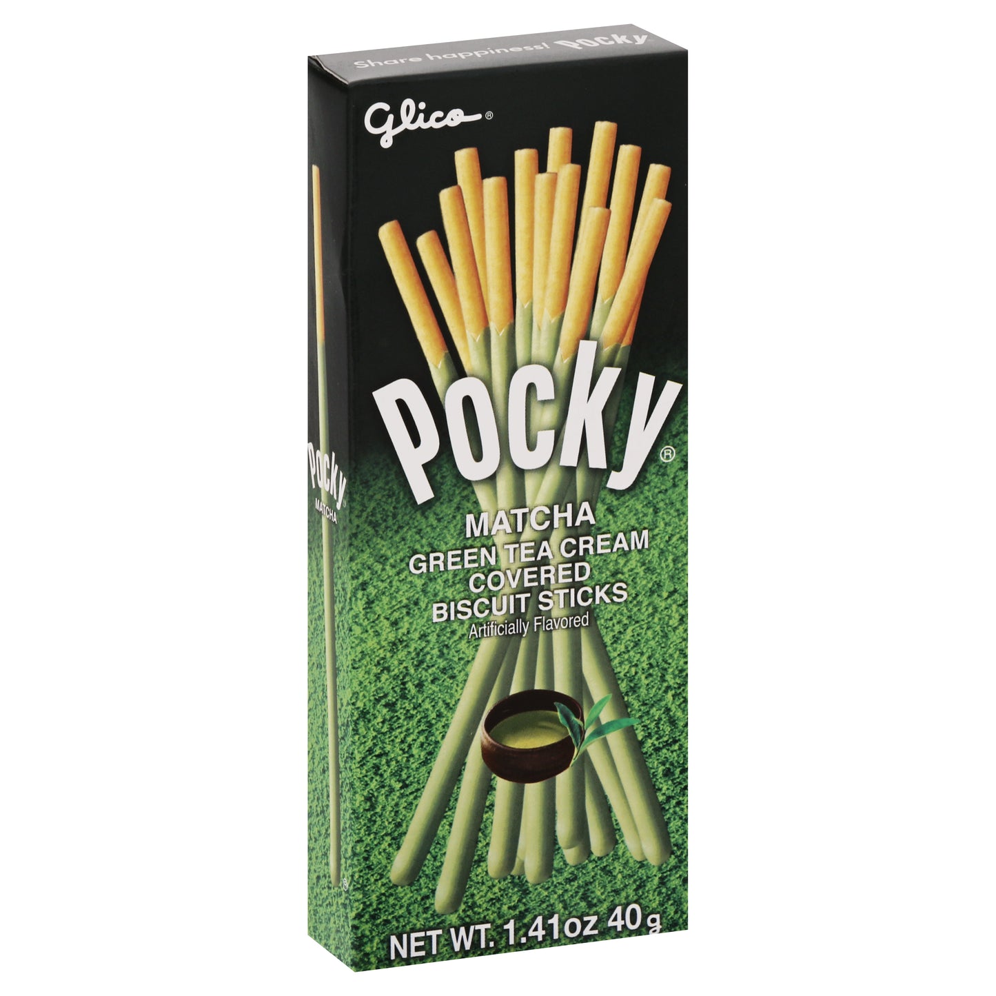 Glico Snack Pocky Matcha Grain Tea 1.41 oz (Pack Of 20)