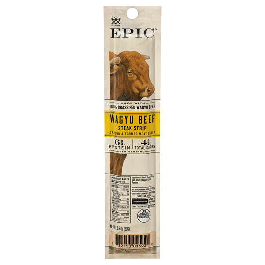 Epic Strip Beef Wagyu Steak 0.8 oz (Pack Of 20)