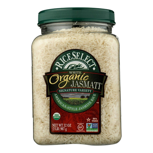 Rice Select Jasmati Rice - Organic 32 oz (Pack of 4)