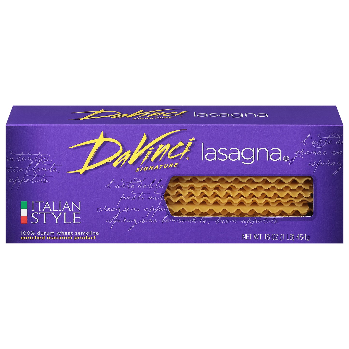 Davinci Pasta Lasagna 16 Oz (Pack Of 12)