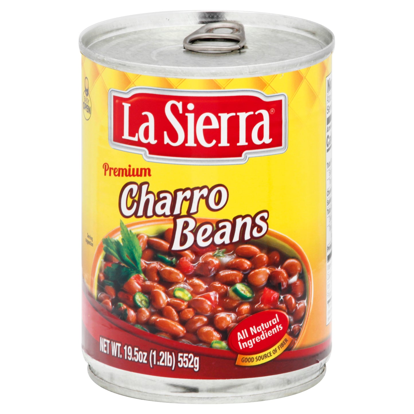 La Sierra Beans Charro Whole 19.5 oz (Pack Of 12)