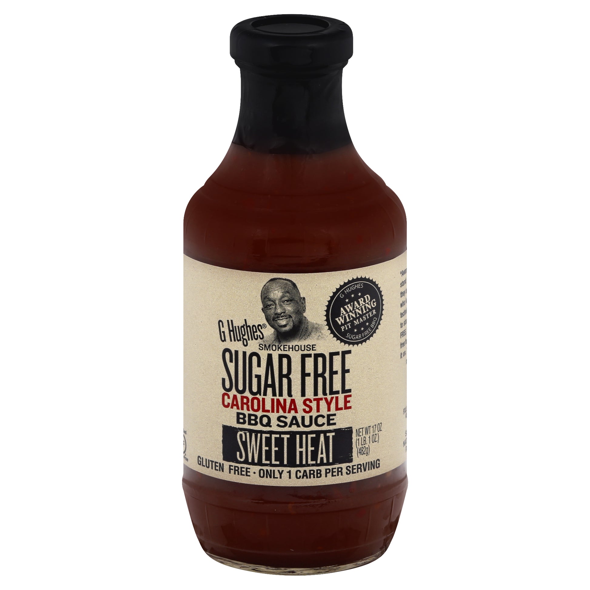 G Hughes Sauce Barbeque Sweet Heat Crolna 17 oz (Pack Of 6)