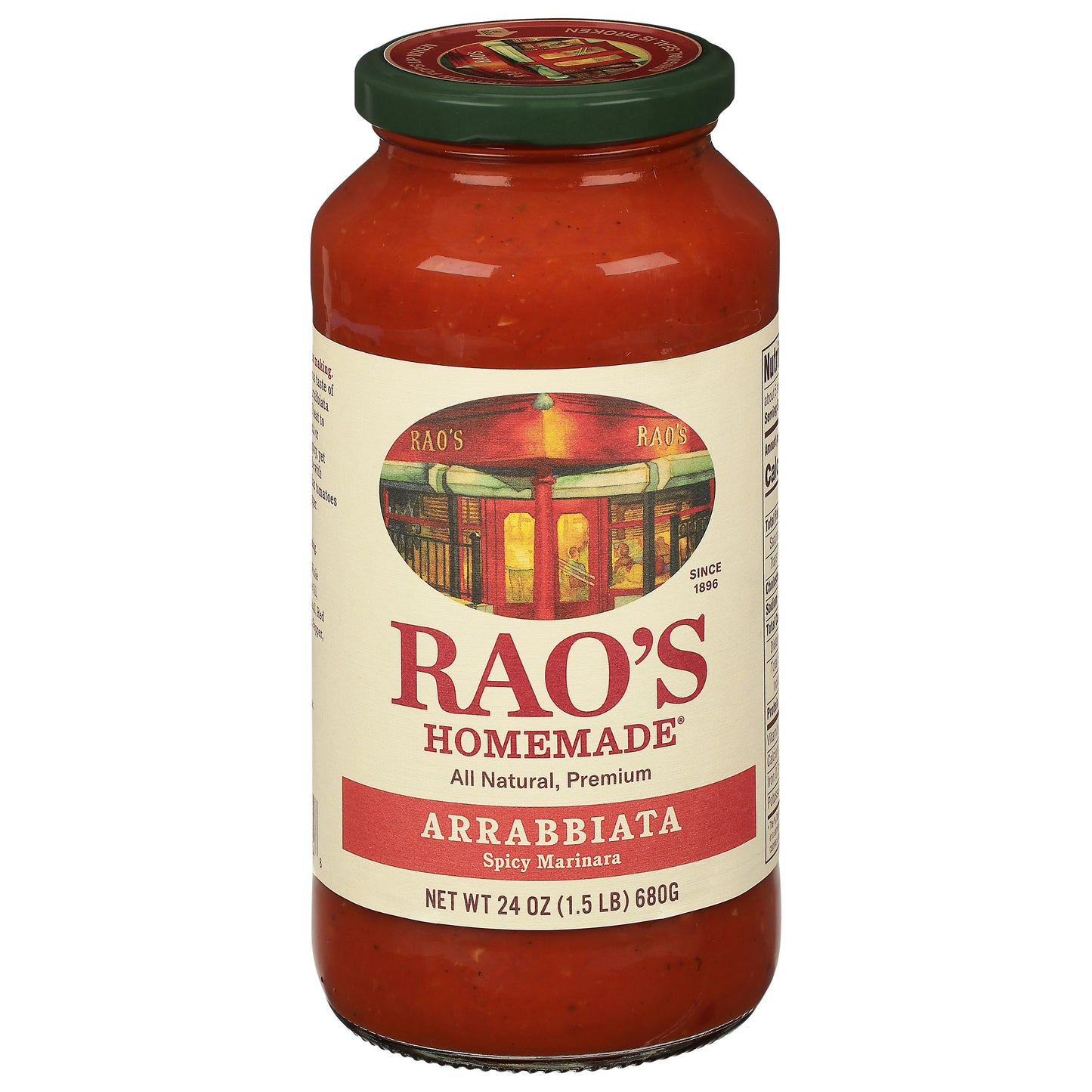 Raos Sauce Arrabbiatta 24 oz (Pack of 6)