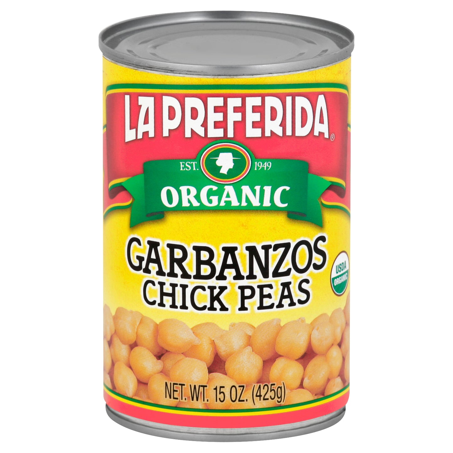 La Preferida Bean Chick Pea 15 oz (Pack Of 12)