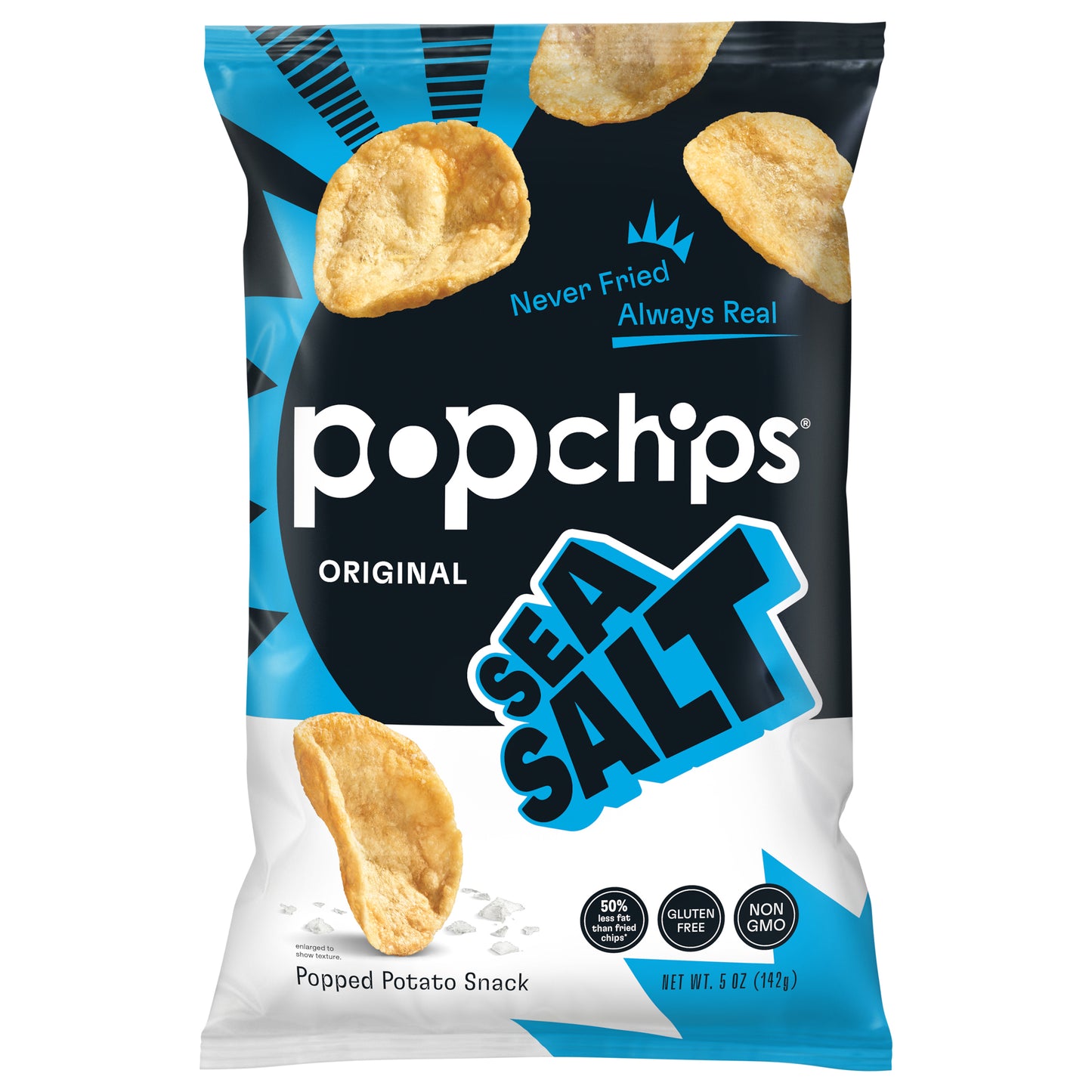 Popchips Chip Sea Salt 5 oz (Pack Of 12)