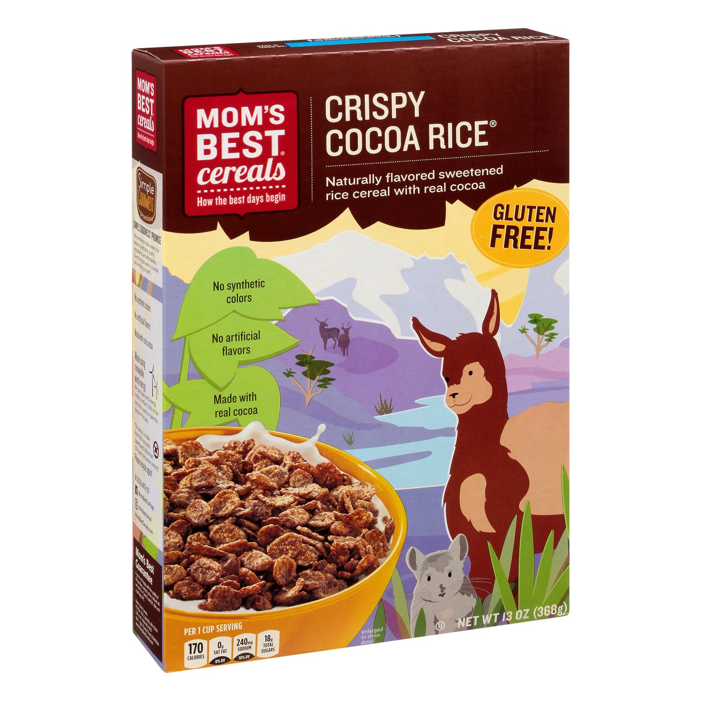 Moms Best Cereal Crispy Rice Cocoa 13 oz (Pack Of 8)