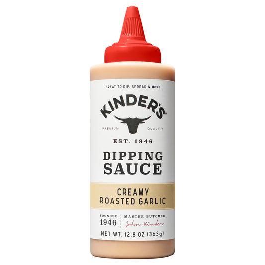 Kinders Sauce Dip Creamy Roasted Garlic 12.8 Oz (Pack Of 6)