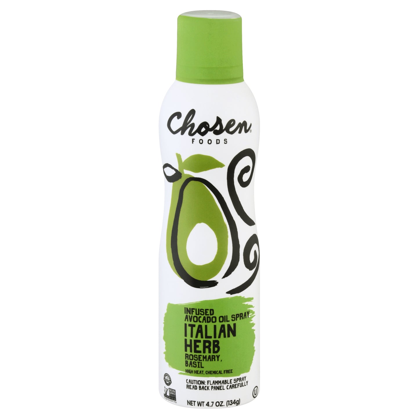 Chosen Foods Oil Spray Avocado Italian Herb 4.7 oz (Pack Of 6)