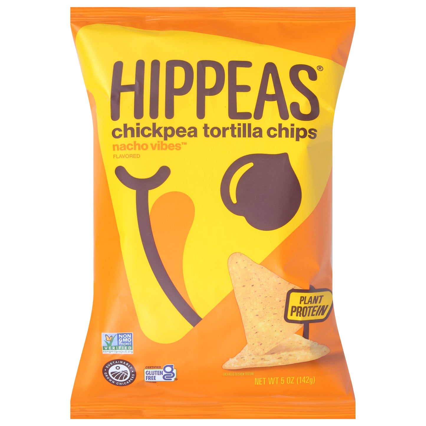 Hippeas Chips Tortilla Nacho Vibes 5 Oz (Pack Of 12)