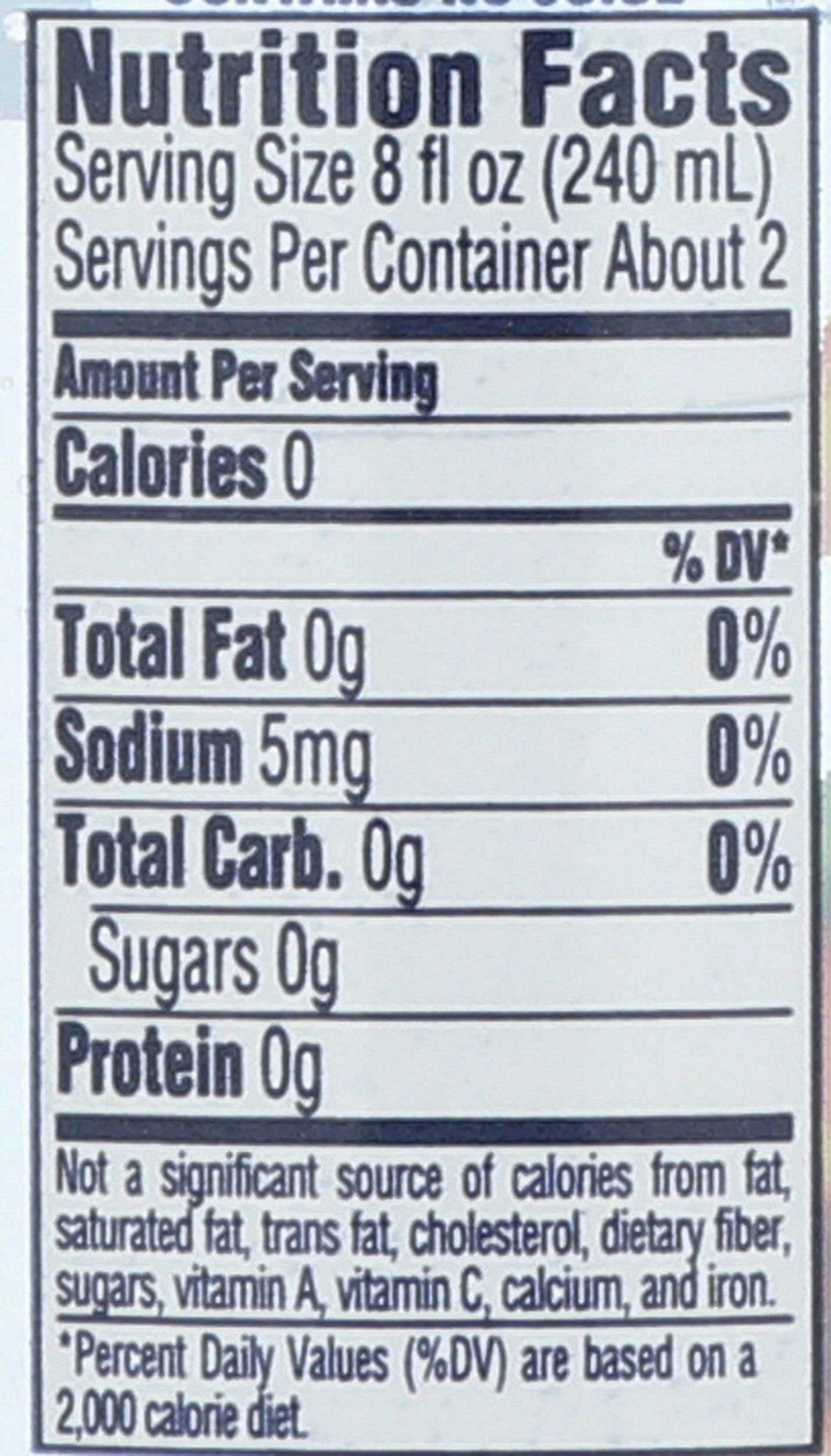 Crystal Geyser Peach Flavor Sparkling Spring Water 72 Oz Pack of 6
