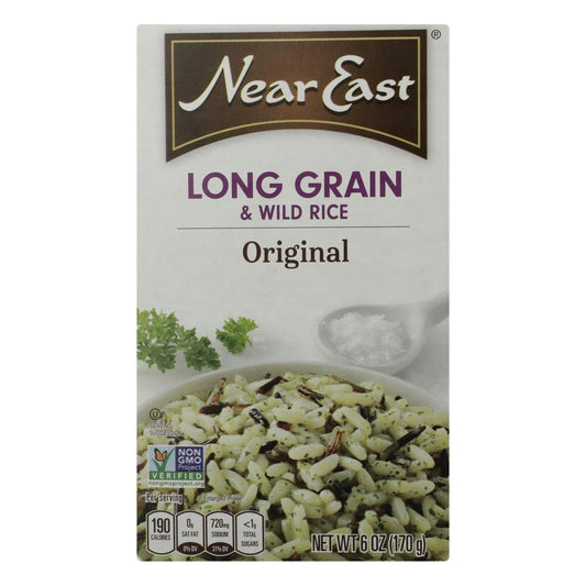 Near East Rice Pilaf Mix - Long Grain and Wild Rice 6 oz (Pack of 12)