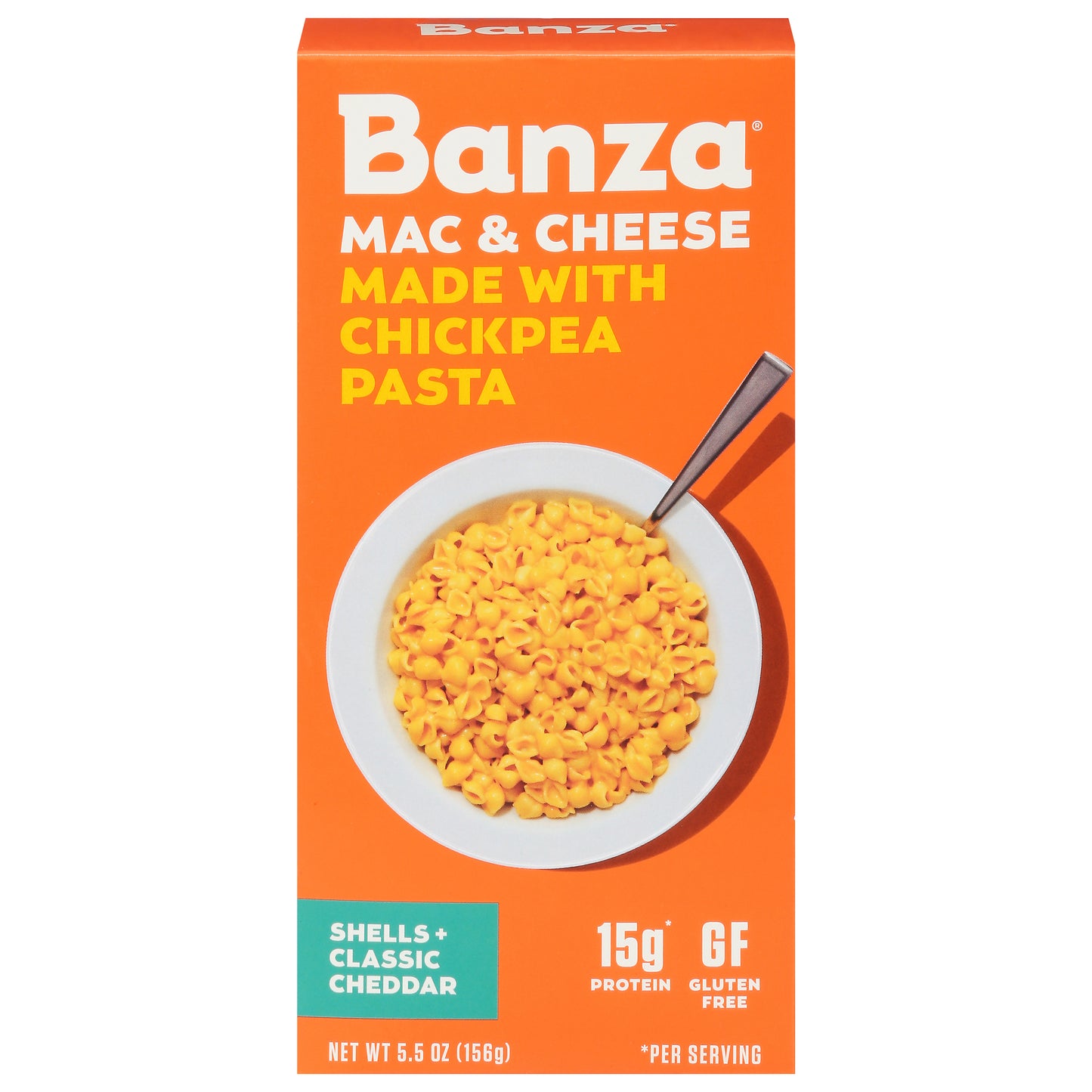 Banza Mac&Chs Chickpea Shell Cheddar 5.5 oz (Pack Of 6)