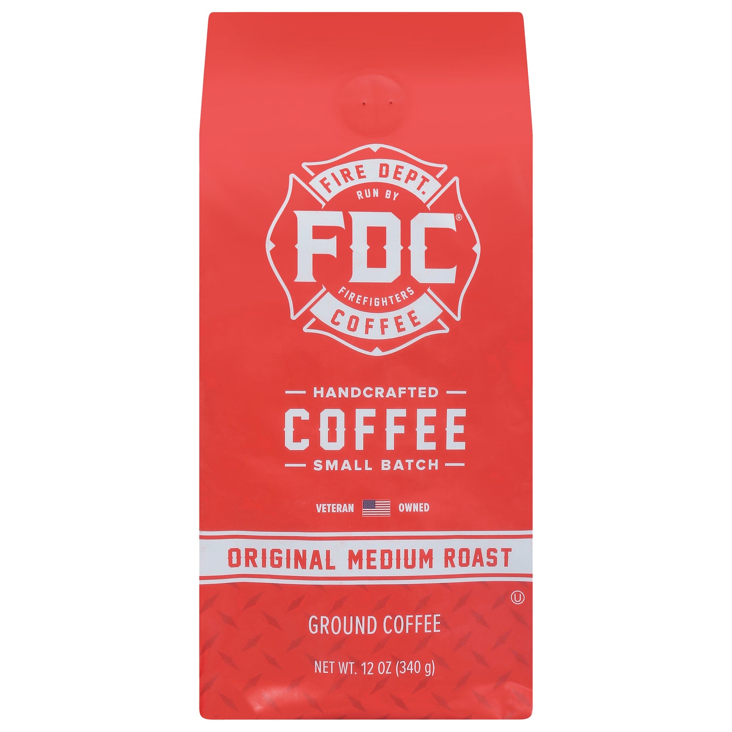 Fire Department Coffee Ground Original Medium Roast 12 Oz Pack of 6