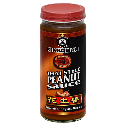 Kikkoman Sauce Peanut Thai Style 9 oz (Pack Of 6)