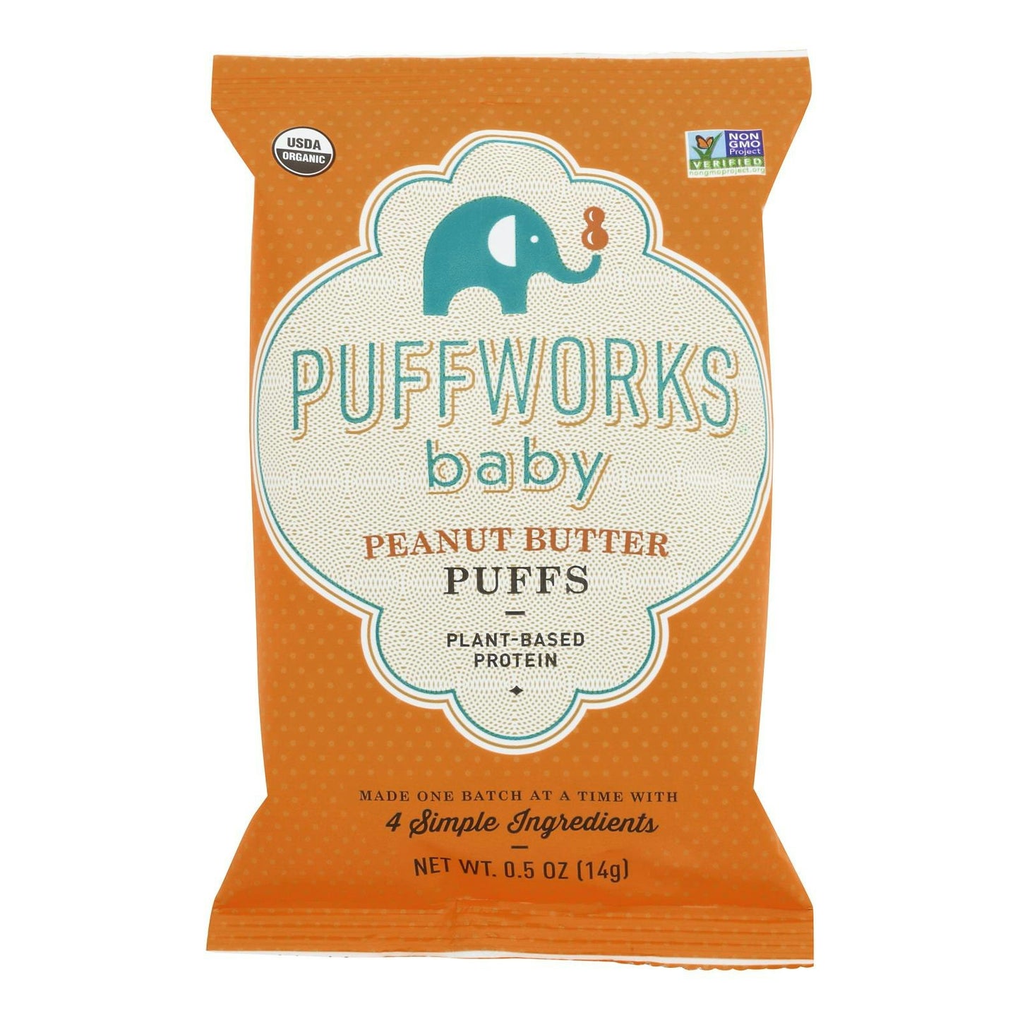 Puffworks - Puffs Baby Peanut Butter 0.5 oz (Pack of 6)