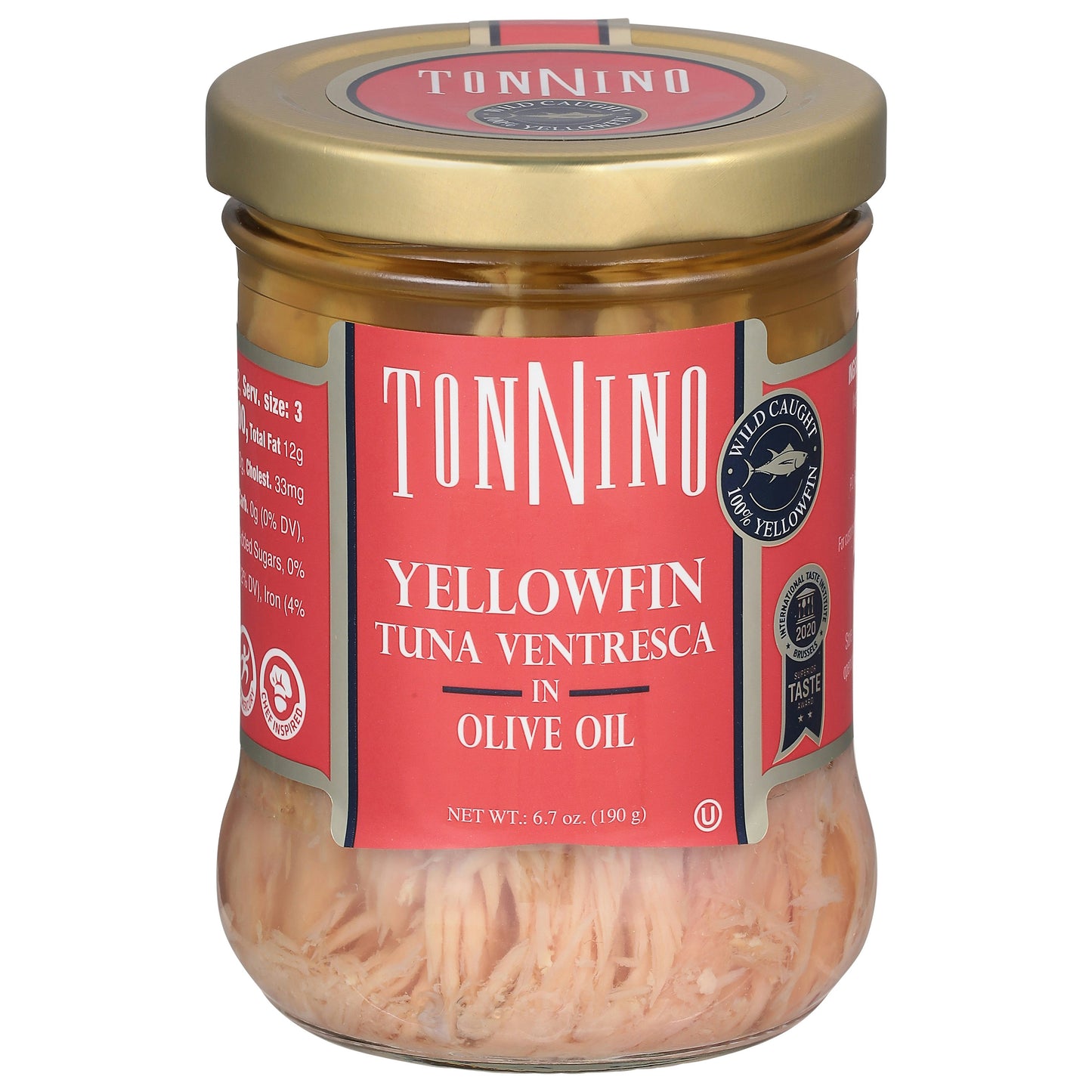 Tonnino Tuna Fillets Olive Oil Ventresca Fad 6.7 oz (Pack of 6)