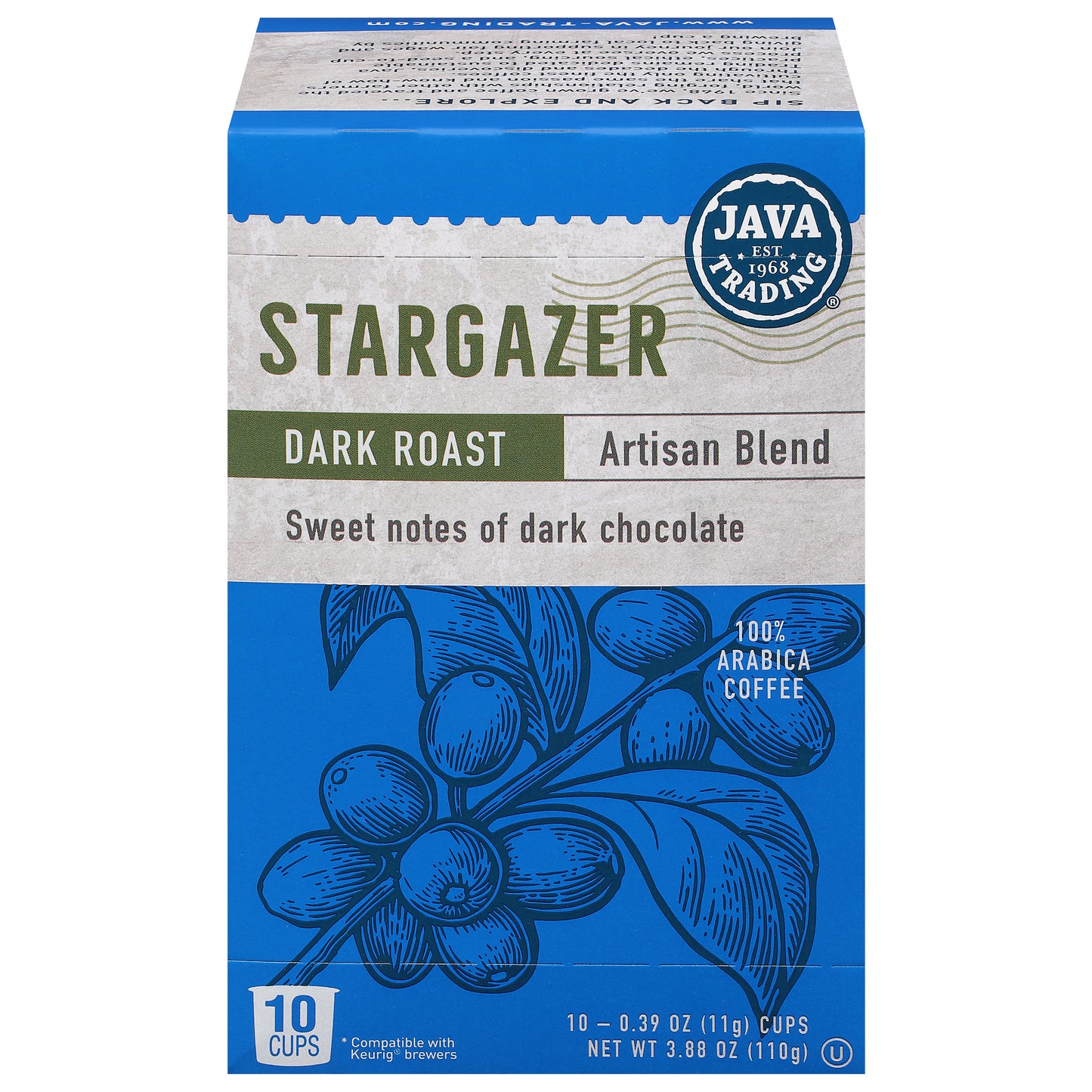 Java Trading Coffee Sea Salt Stargazer 10 Pk (Pack Of 6)