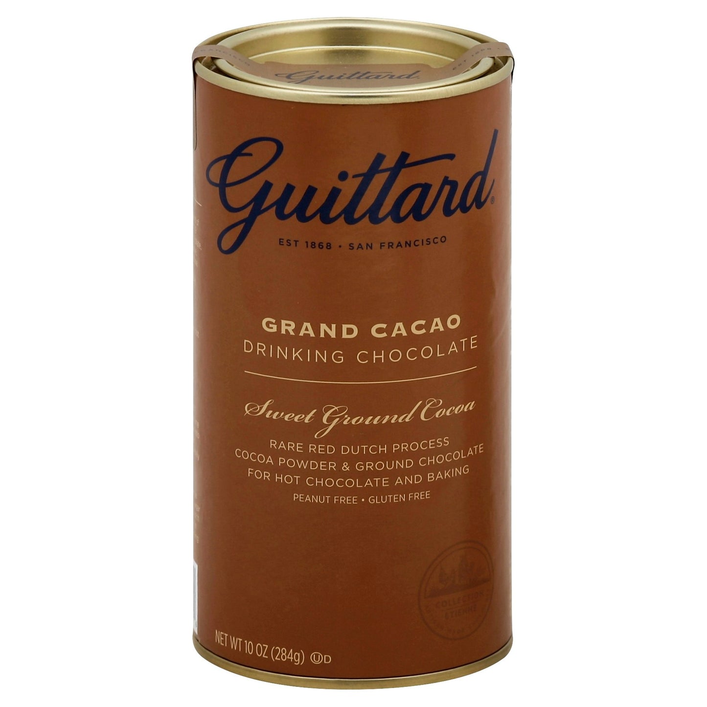 Guittard Grand Cacao Drinking Chocolate Sweet Ground Cocoa 10 Oz (Pack of 9)
