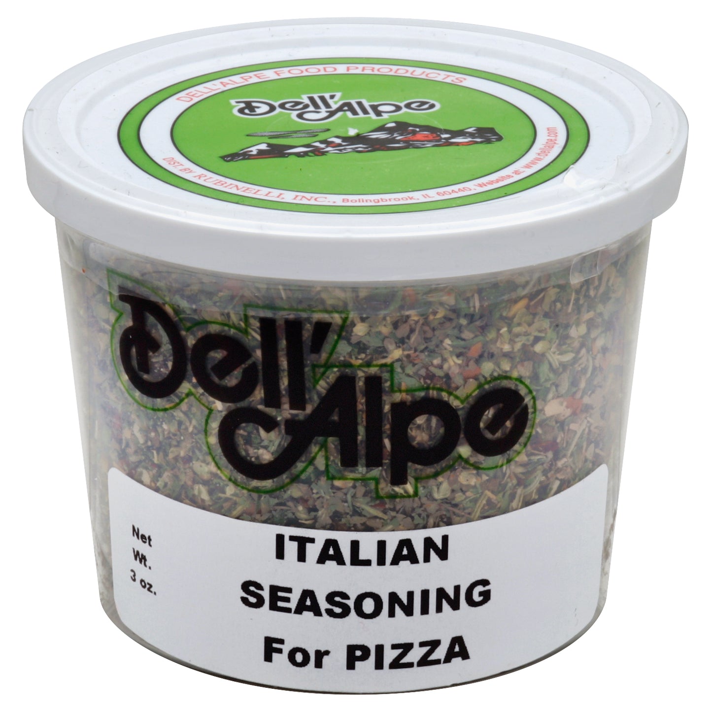 Dell Alpe Seasoning Pizza Italian 3 Oz (Pack Of 12)