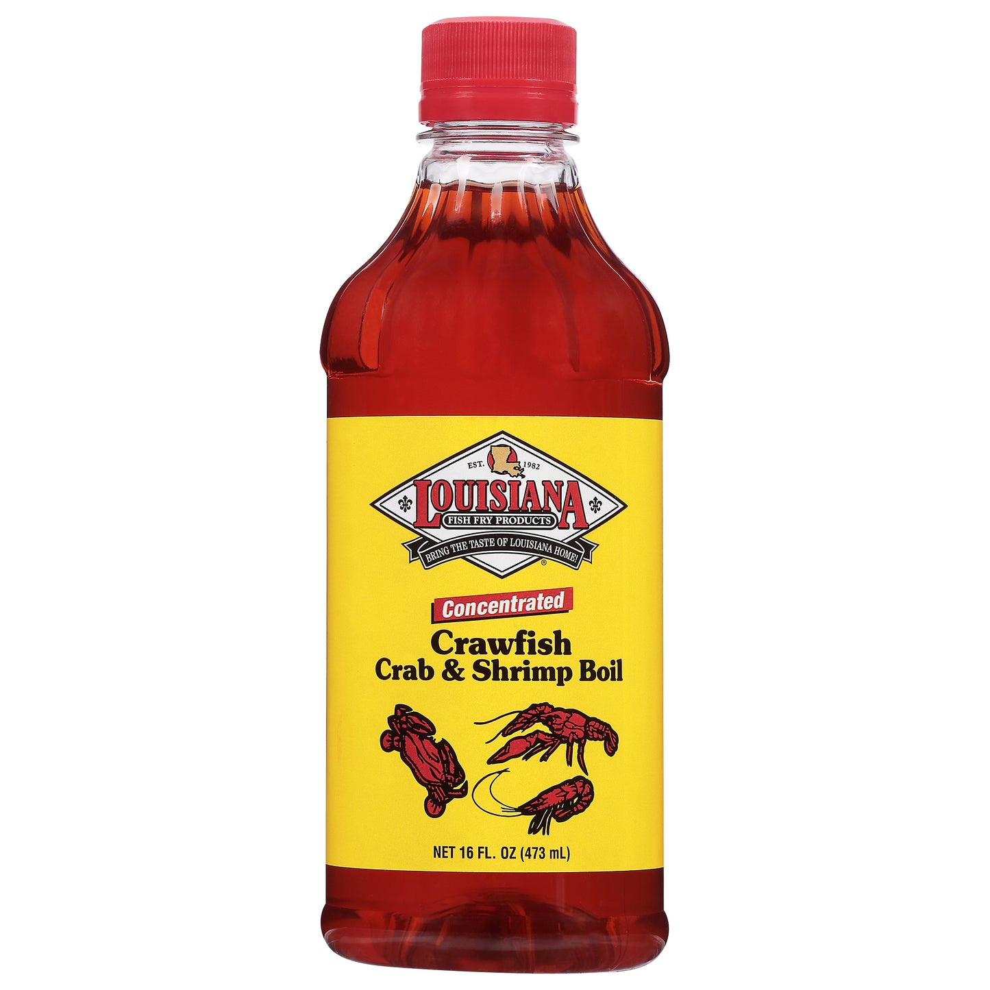 Louisiana Fish Fry Liquid Boil Crawfish Crab shrimp 16 oz (Pack Of 12)