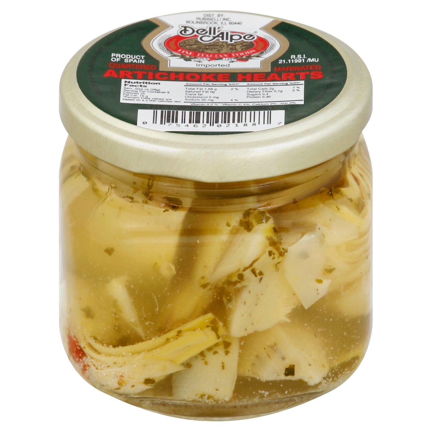 Dell Alpe Artichoke Marinated 6 oz (Pack Of 12)
