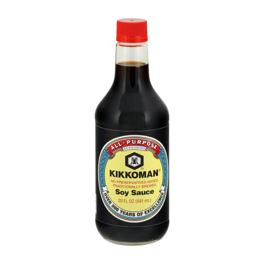 Kikkoman Soy Sauce - 20 Fl. oz (Pack of 12)