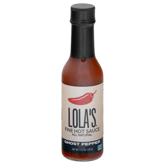Lolas Fine Hot Sauce Hot Ghost Pepper 5 oz (Pack Of 12)