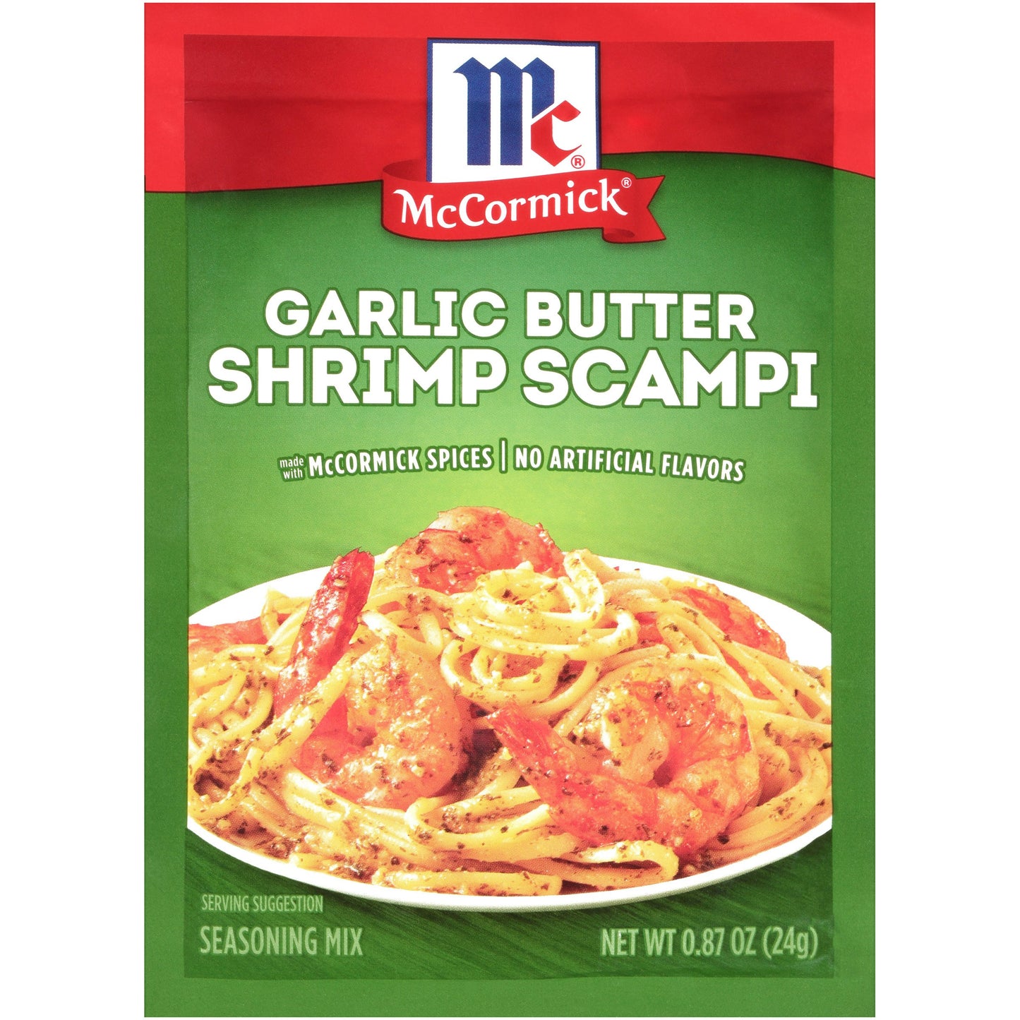 Mc Cormick Seasoning Shrimp Scampi Garlic Butter 0.87 Oz Pack of 12