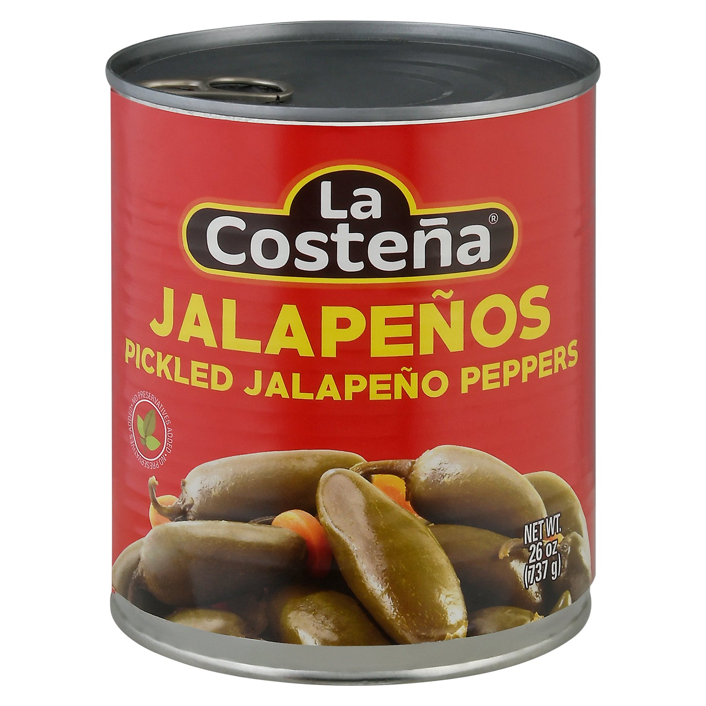 La Costena Pepper Jalapeno Whole 26 oz (Pack Of 12)