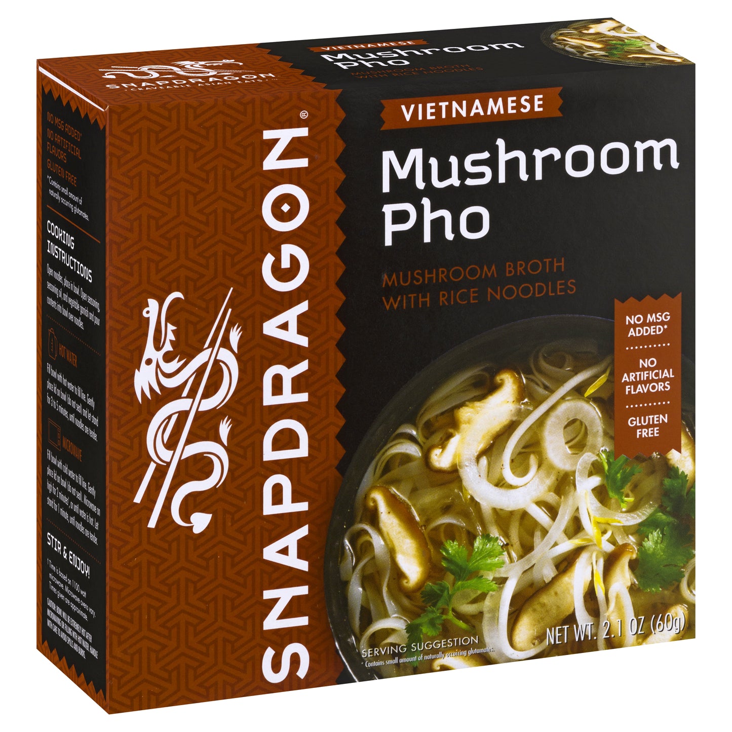 Snapdragon Pho Bowl Mushroom Vietnamese 2.1 oz (Pack Of 6)