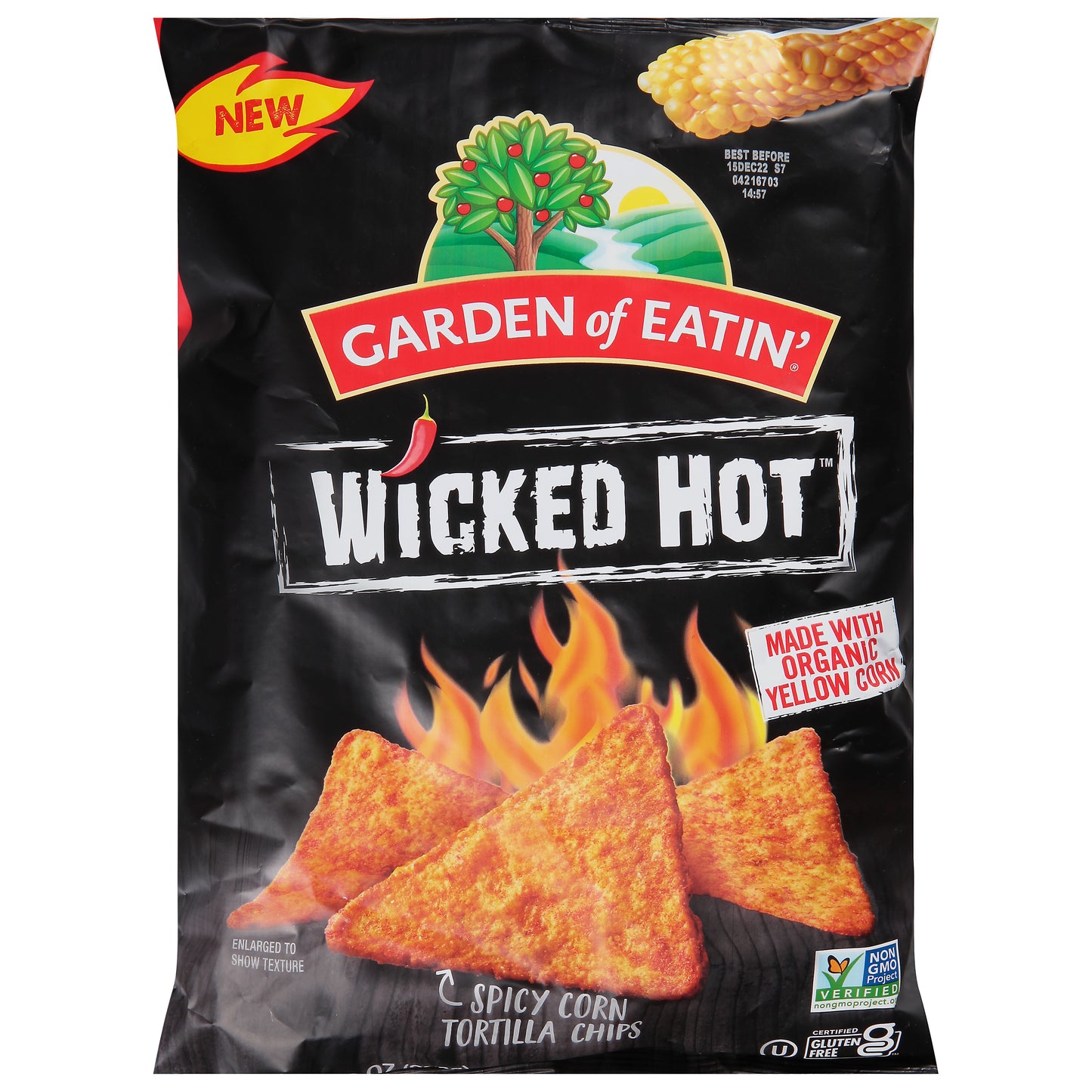 Garden Of Eatin Chip Tortilla Wicked Hot 10 oz (Pack Of 12)