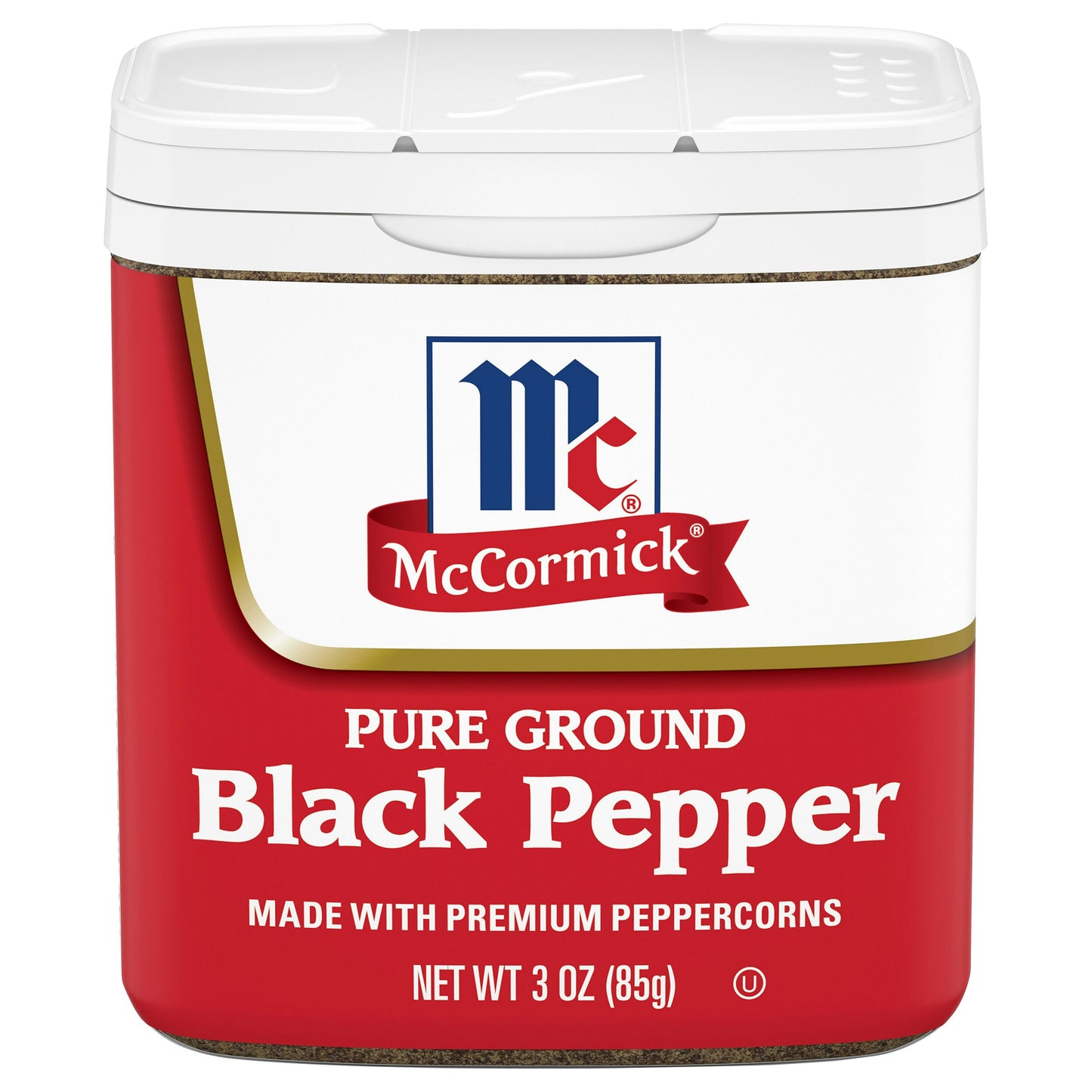 Mc Cormick Pepper Black Ground 3 Oz Pack of 12