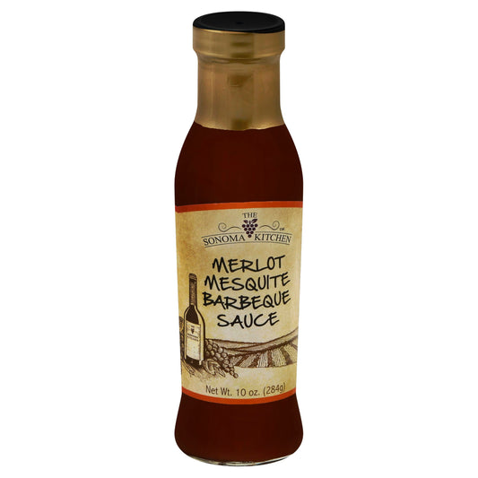 The Sonoma Kitchen Sauce Barbeque Mesquite Merlot 10 Oz (Pack of 6)