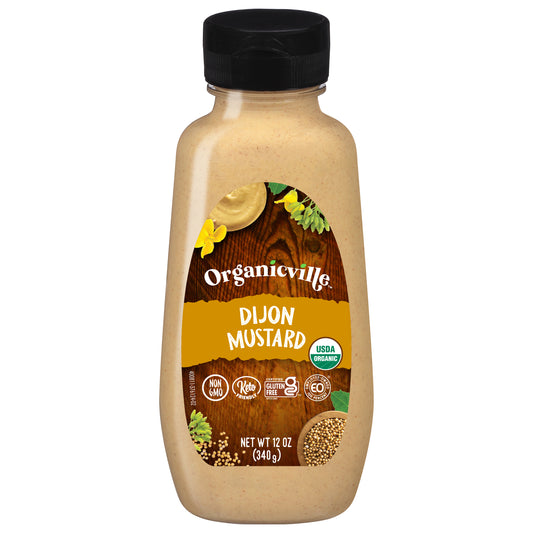 Organicville Mustard Dijon Organic 12 oz (Pack Of 12)