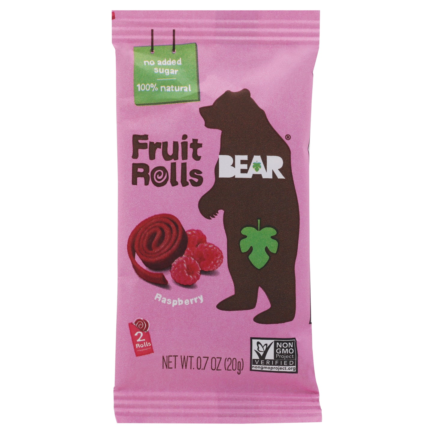 Bear Yoyo Fruit Roll Rasp Single 0.7 Oz (Pack Of 12)