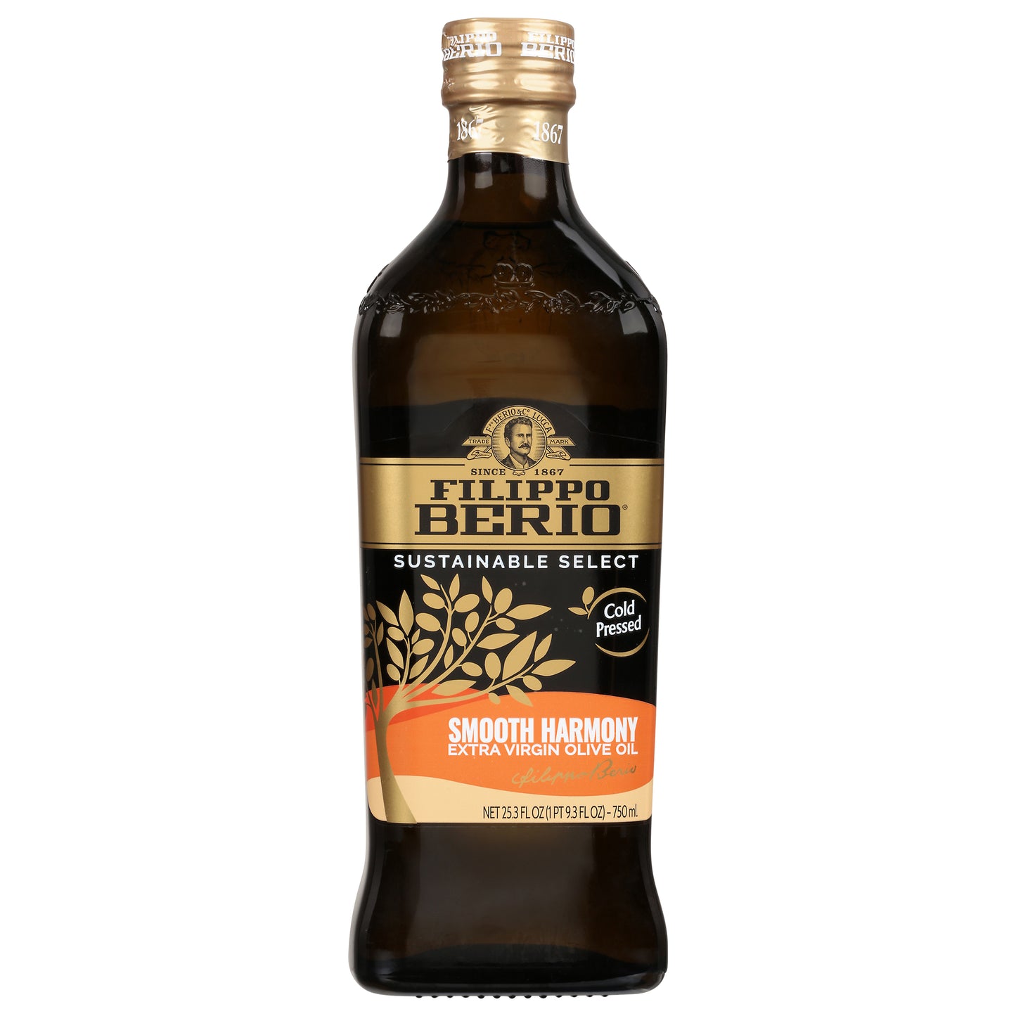Filippo Berio Oil Olive Oil Smooth Harmony 25.3 Fl Oz (Pack Of 6)