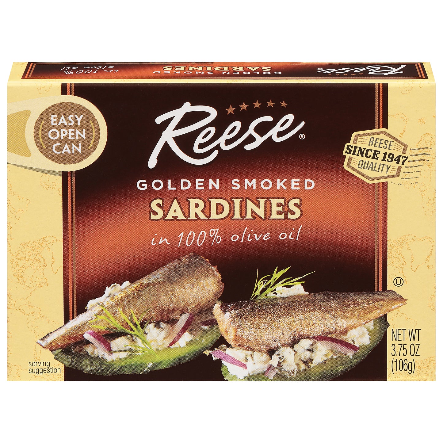 Reese Sardine Smoked Olive Oil 3.75 Oz (Pack Of 10)