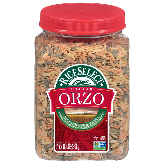 Riceselect Orzo Tri Color 26.5 oz (Pack Of 4)