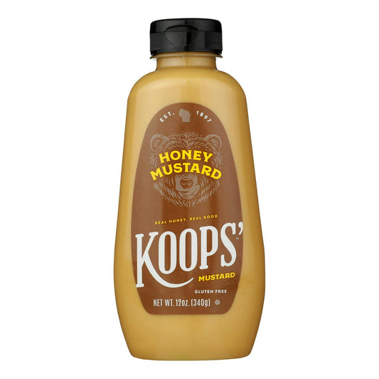 Koops' Mustard, Honey Mustard 12 oz (Pack of 12)