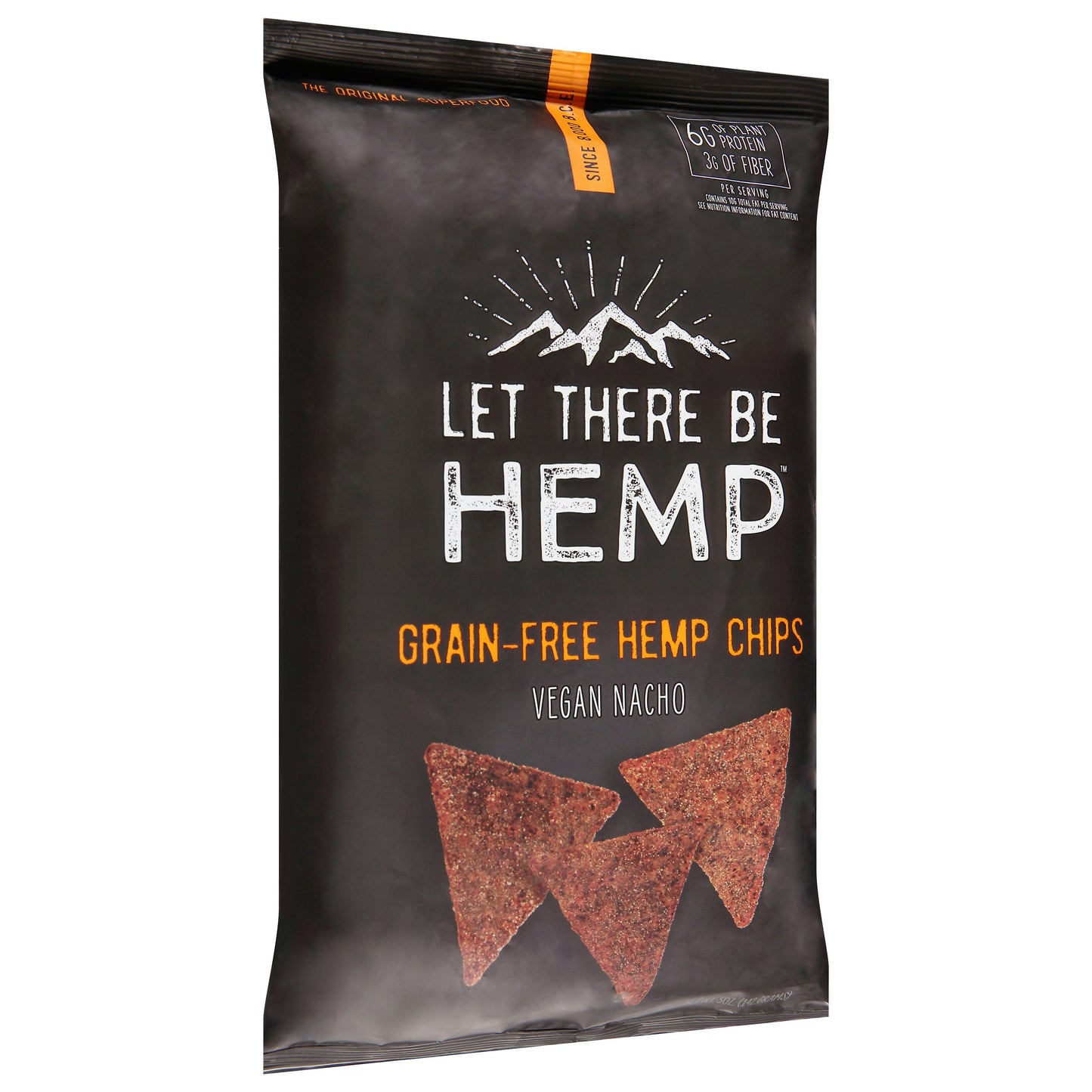 Let There Be Hemp Chip Hemp Nacho Vegan 5 Oz (Pack of 12)
