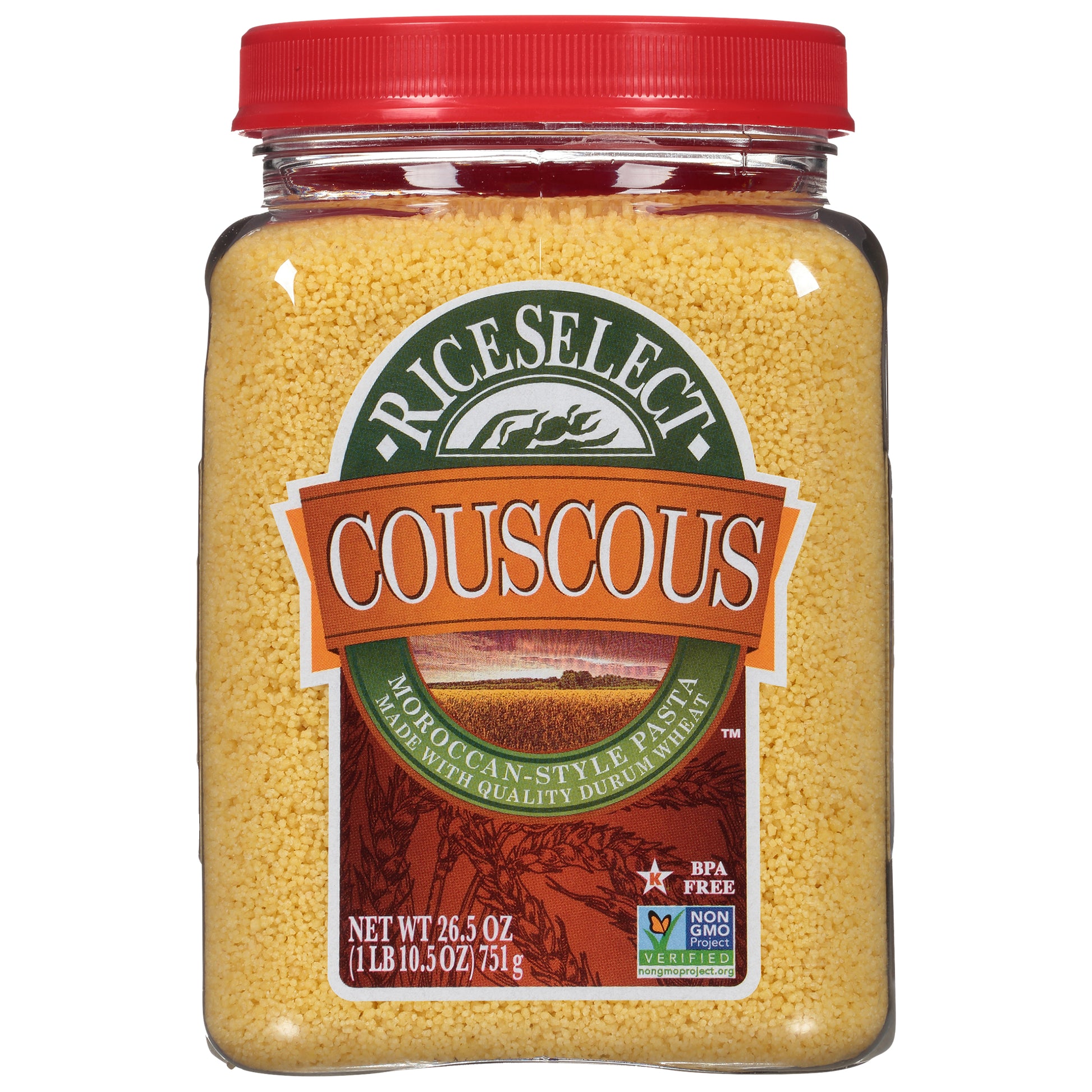 Riceselect Couscous Jar 26.5 oz (Pack Of 4)