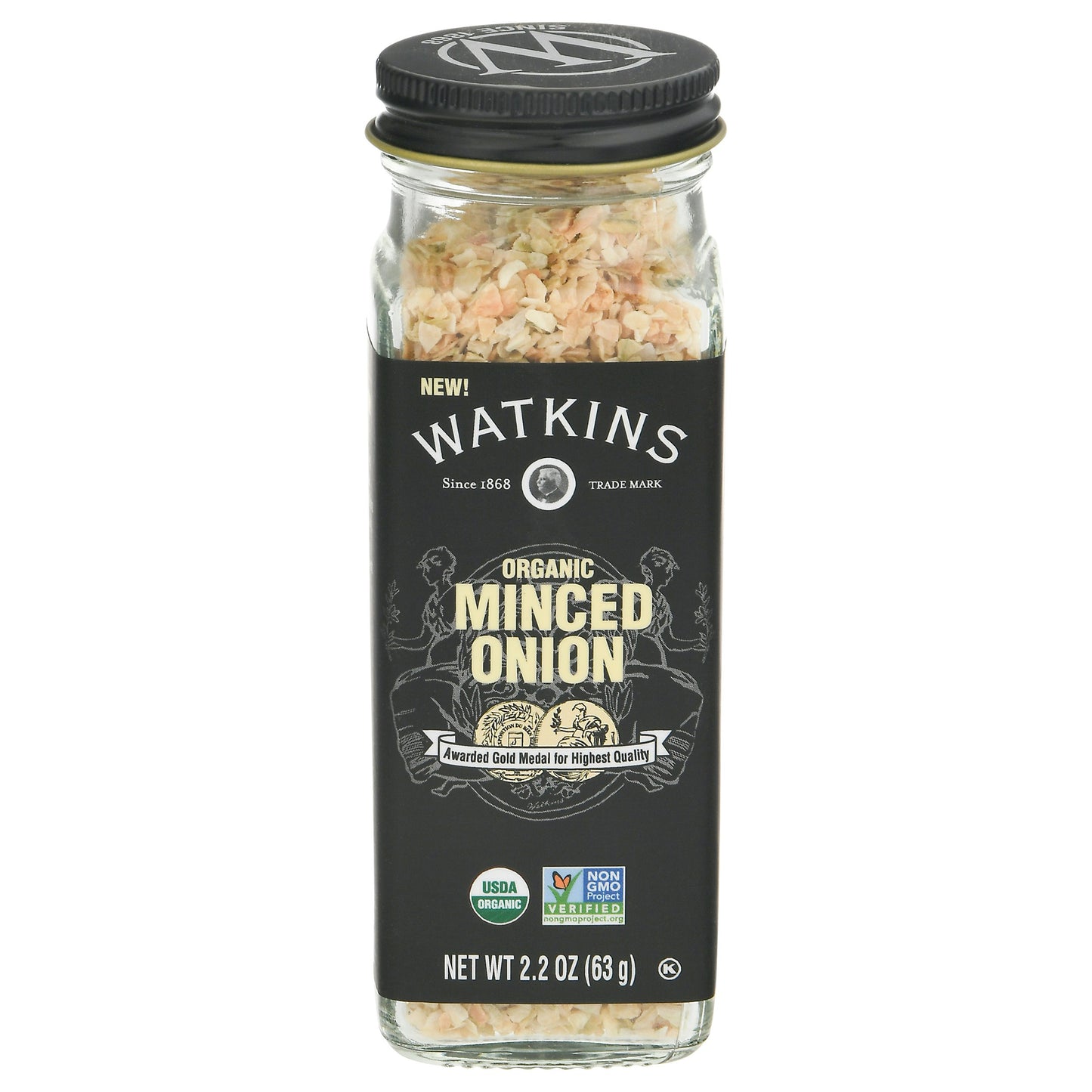 Watkins Onion Minced Organic 2.2 Oz (Pack Of 3)