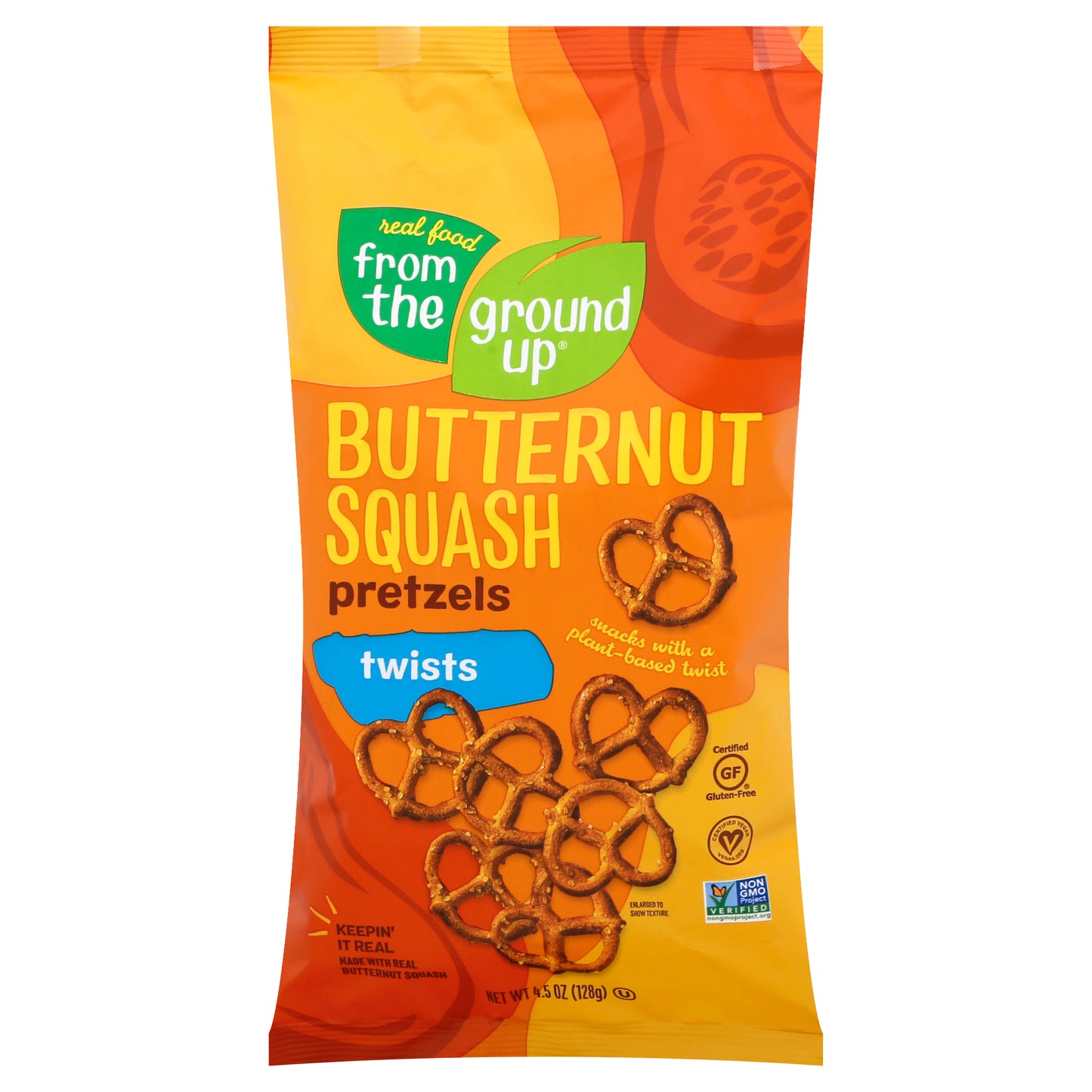 From The Ground Up Pretzel Twist Butternut Squash 4.5 oz (Pack Of 12)