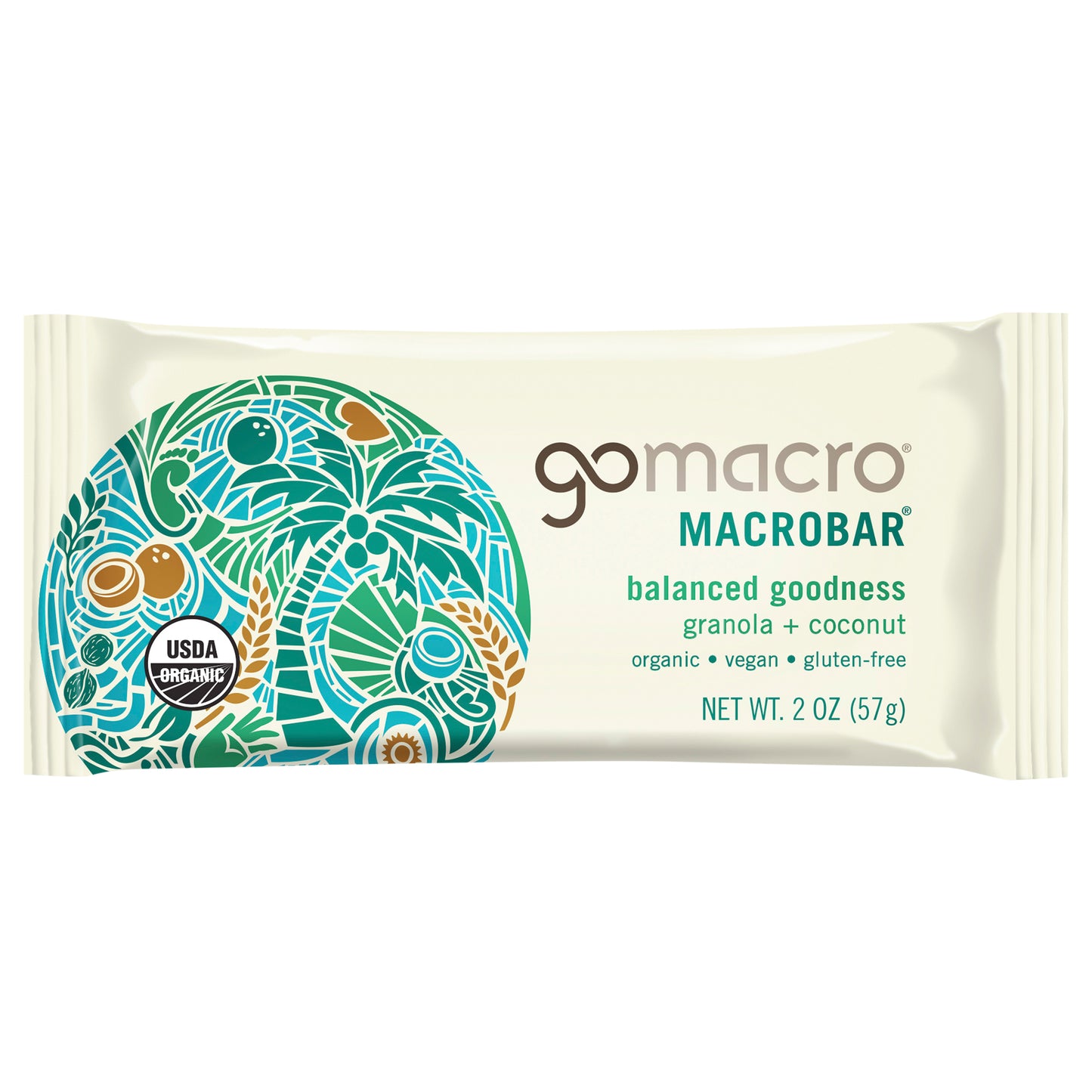 Gomacro Bar Granola & Coconut 2 oz (Pack Of 12)