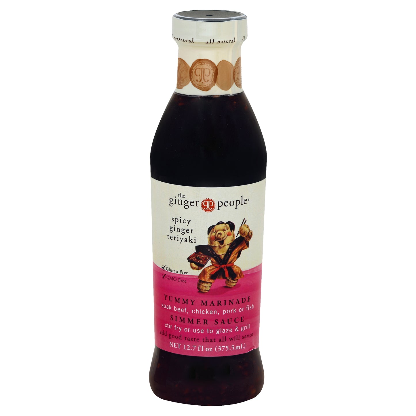Ginger People Sauce Teriyaki Ginger Spicy 12.7 oz (Pack Of 12)