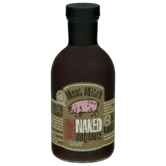 Meat Mitch Sauce Barbeque Naked 21 Oz (Pack Of 6)
