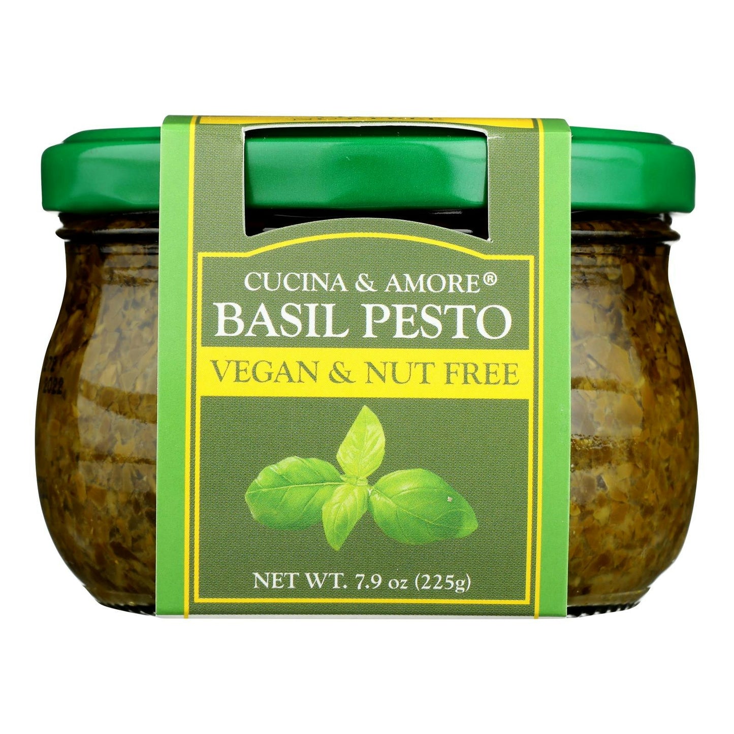 Cucina & Amore - Pesto Basil Vegan & Nut Free 7.9 oz (Pack of 6)